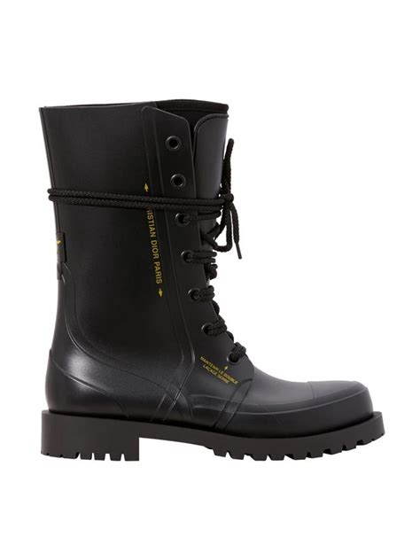 DIOR Dior Camp Rubber Ankle Boots 